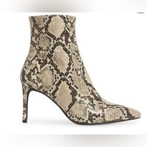 Jeffrey Campbell Khalees Snake Booties. Size 6.5